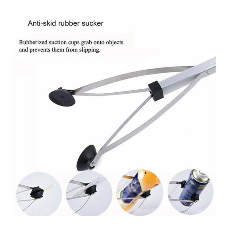 1PCS Folding Household Garbage Picker Alloy Trash Grabber Leaves Pick Garbage Tool Garden For Garden Cleaning Clip Up Waste U8S1