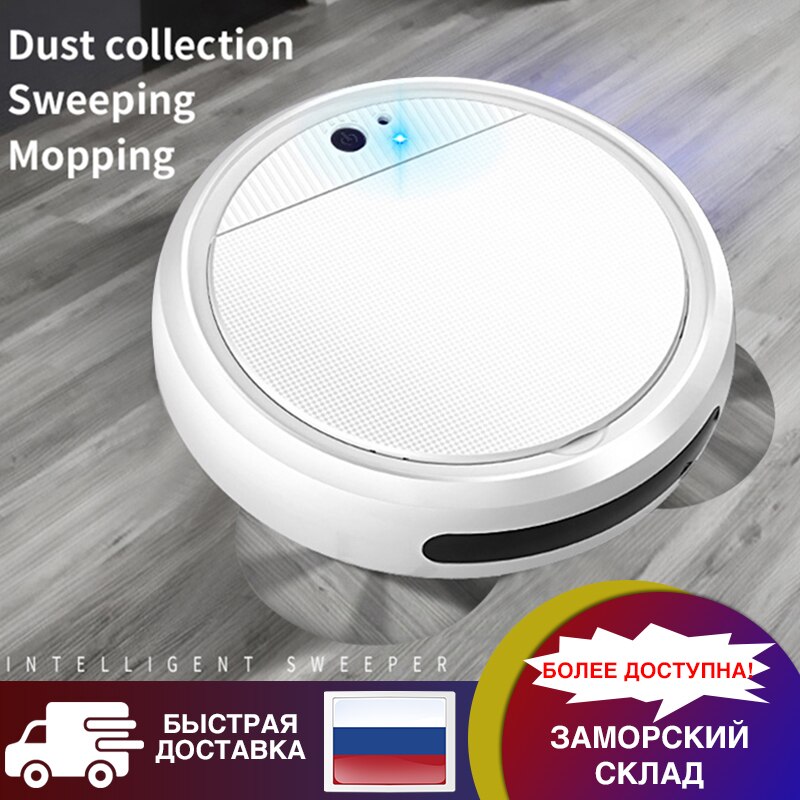 Disinfection Robot Vacuum Cleaner Smart Sweep&Wet Mopping Scrubber Vacuum Cleaner Robotic Run 60 Mins Vacuum Cleaners For Home