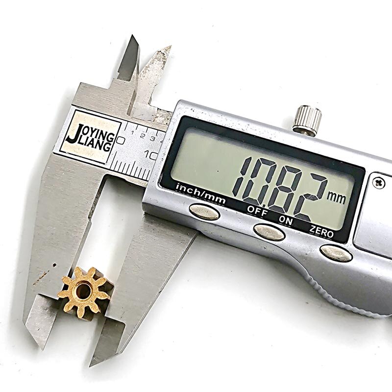 9 T 1 M Koper Gear Module 1.0 9 Tanden Binnendiameter 3.1 Mini Pinion 2 Stks/partij