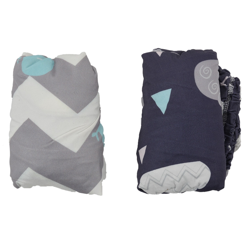 2 Pcs Baby Nappy Changing Pad Sheet Infant Change Mat Cover &amp; 1 Pcs Baby Toys For Stroller Music Star Jingles