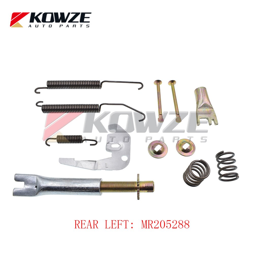 Rear Brake Shoe Slack Adjuster Lever Set for Mitsubishi PAJERO MONTERO II L200 TRITON III STRADA 4D56 4M40 MR205287 MR205288: REAR LEFT