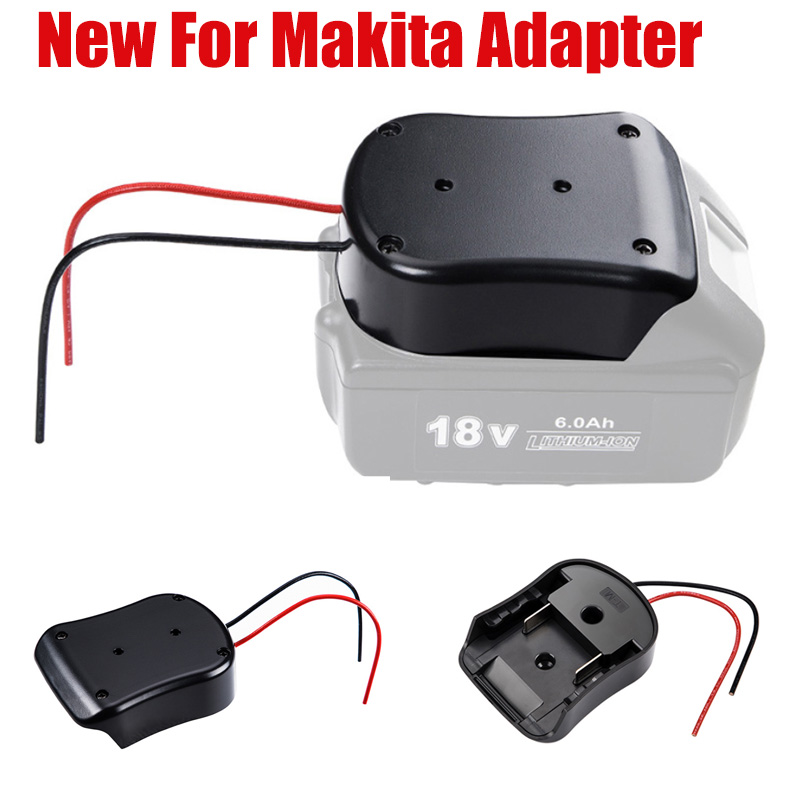 Makita accu-adapter/converter voor 18v li-ion accu's, doe-het-zelf-adapter, connector voor elektrisch gereedschap, dockhouder met 14 awg-draden