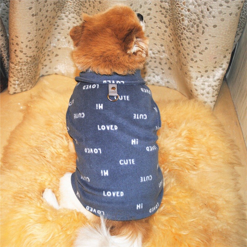 Mode Hond Kleren Herfst Winter Honden Katten Kostuum Kleding Fluwelen Vest