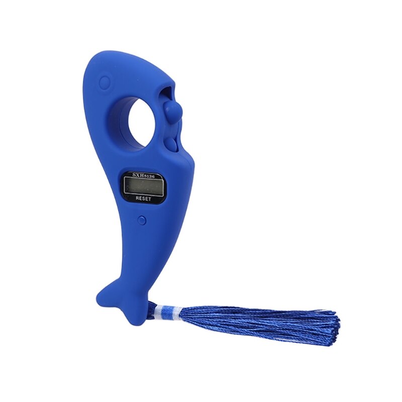 Contador de cuentas Digital portátil, juguete de juego para dedos, apagado automático de memoria, novedad de: Blue