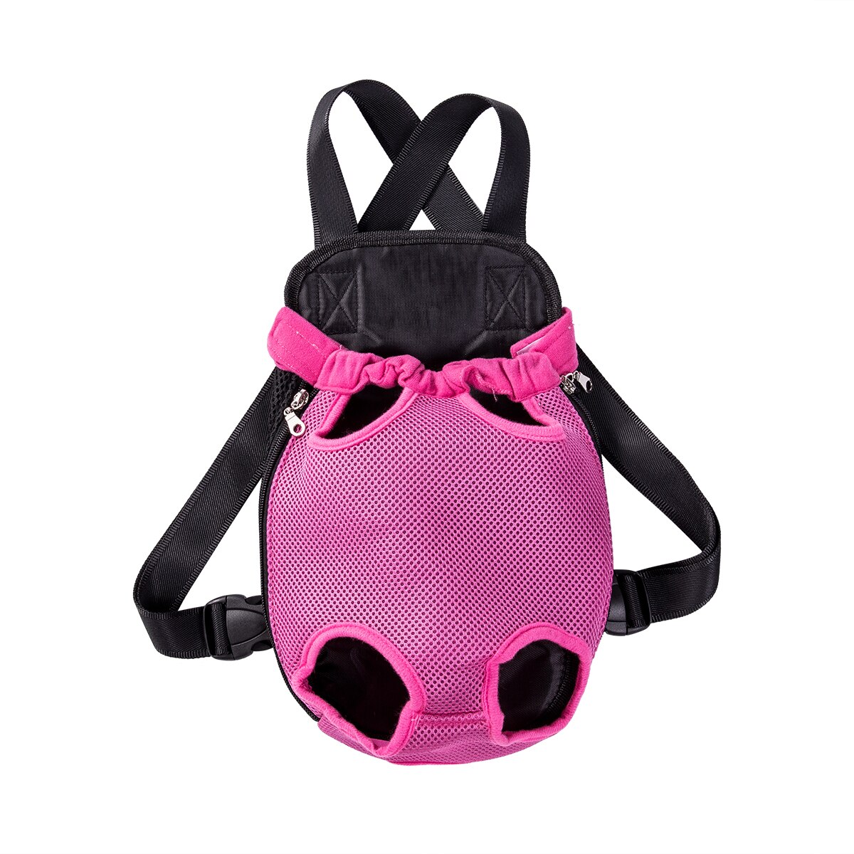 Pet cão portador mochila malha camuflagem produtos de viagem ao ar livre respirável ombro lidar com sacos para pequenos gatos do cão chihuahua: Rosa / S