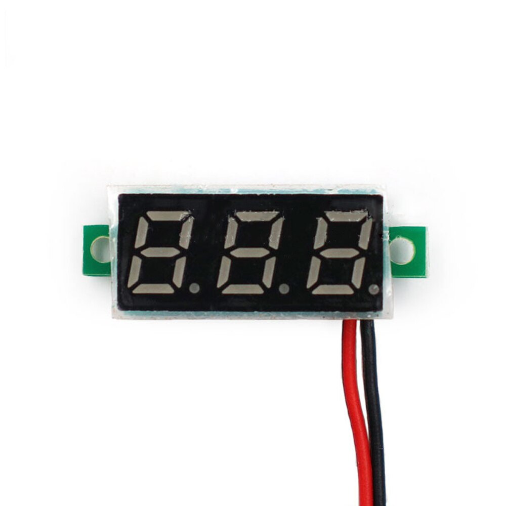 0,28 zoll DC LED Digital Voltmeter 0-100V Spannung Meter Auto Auto Handy, Mobiltelefon Energie Spannung Tester Detektor 12V verrotten Grün Blau Gelb