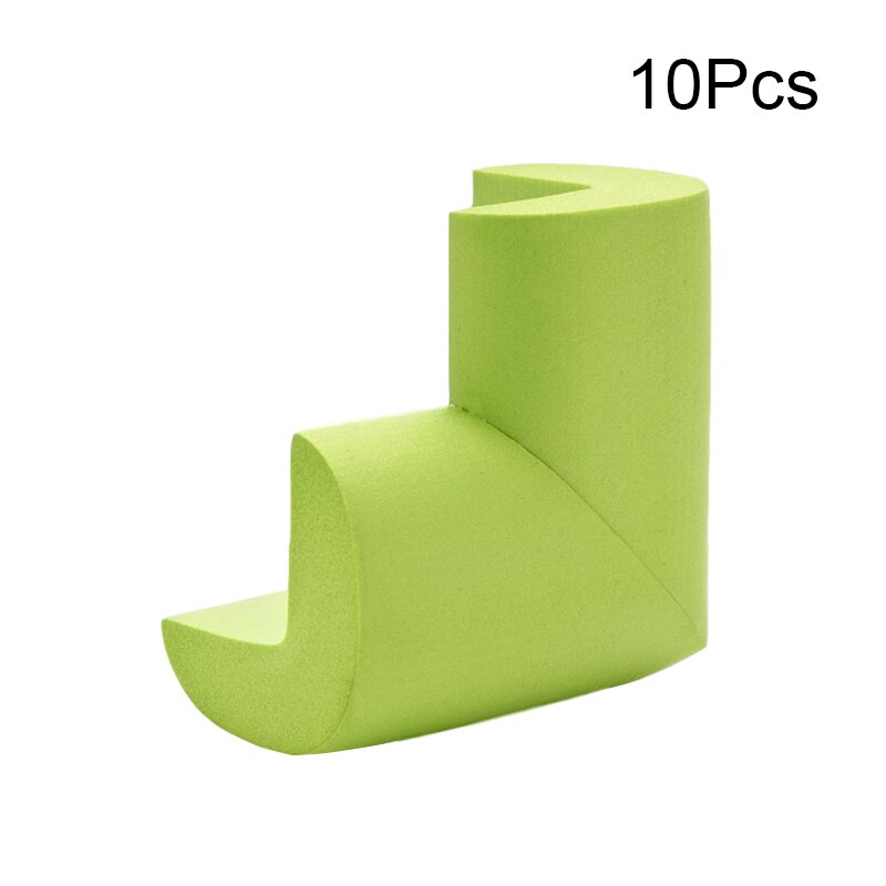 Child Safety Corner Guards 2m Baby bumper strip Baby Corner protector Table Edge Corner Cushion Strip with 3M Adhesives U type: Green 10Pcs