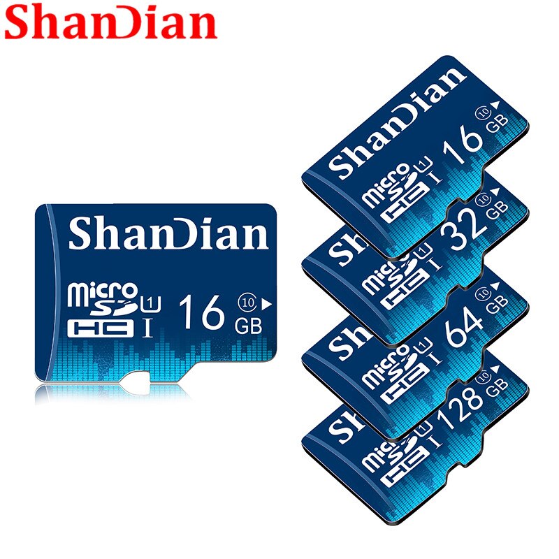 SHANDIAN Smart SD Card 32GB 16GB Memory Card 8GB 4GB Real Capacity Smartsd Class 6 Smartsd TF Card High Speed For Phone Camera