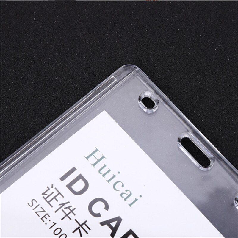 Transparent plastic card sleeve ID Badge Case Clear Bank Credit Card Badge Holder Accessories expressing my personality