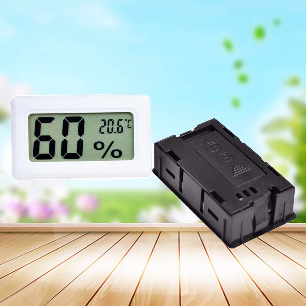 -50+70°C Mini Digital LCD Temperature Humidity Thermometer Hygrometer Meter Sensor For Fridges Freezers Coolers Aquarium Chiller
