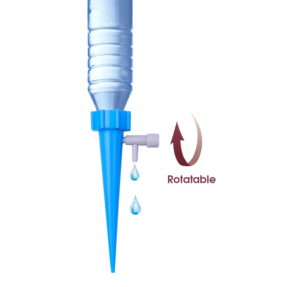 Kit D'irrigation Goutte à Goutte Réglable 12 Pièces, Dispositif D Goutte A Goutte Automatique Pour Plantes Et Vacances Avec Vanne De Regulation Pour Jardin Et Maison 88998413