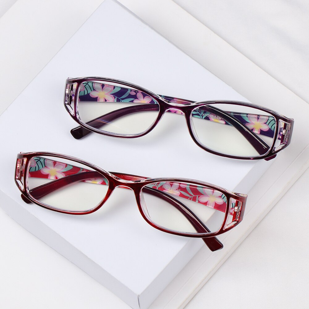 Anti-blauw licht bril leesbril oogbescherming dames ultra licht bloemen montuur charme dames