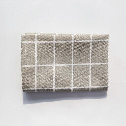 INS Shooting Background Colth Plaid Table Mat Placemat Napkin Gourmet Photography Photo Background Cloth: Grey Grid