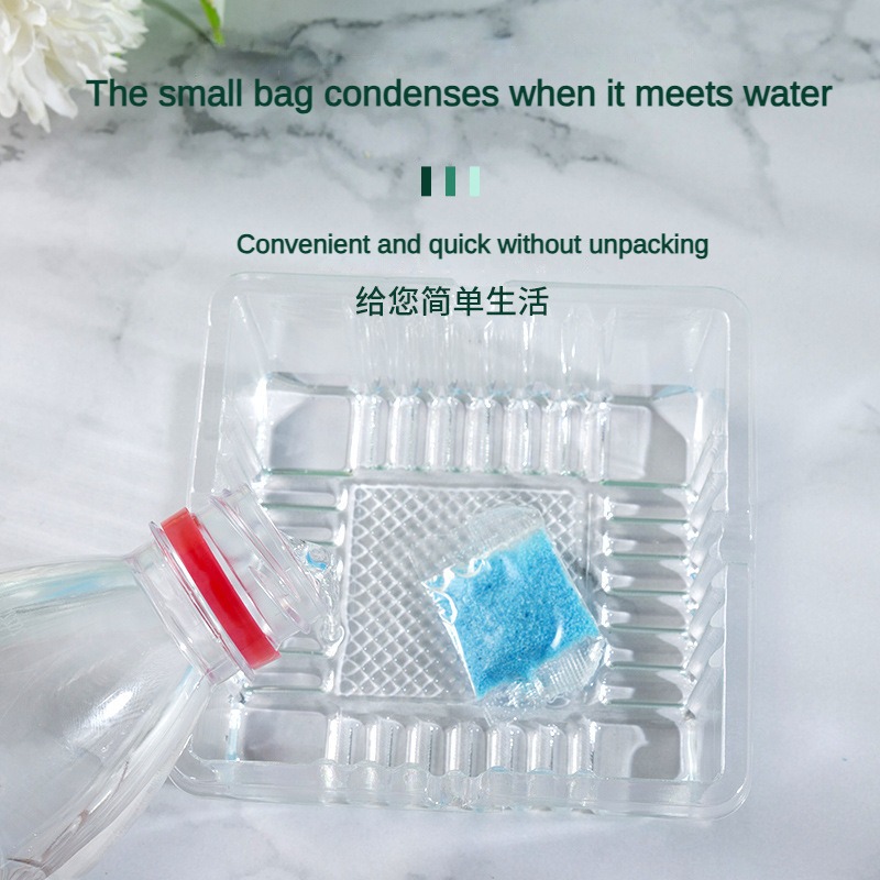 Cenicero desechable de 10/25/50PS para evitar cenizas, elimina el olor, película soluble en agua, ungüento de arena para humo, hogar y oficina montado en vehículo