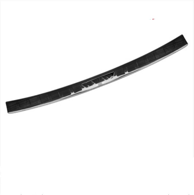 Car accessories For Ford Explorer Stainless Steel Rear Inner Trunk Boot Bumper Guard Plate Protector Molding Trim: Black 2