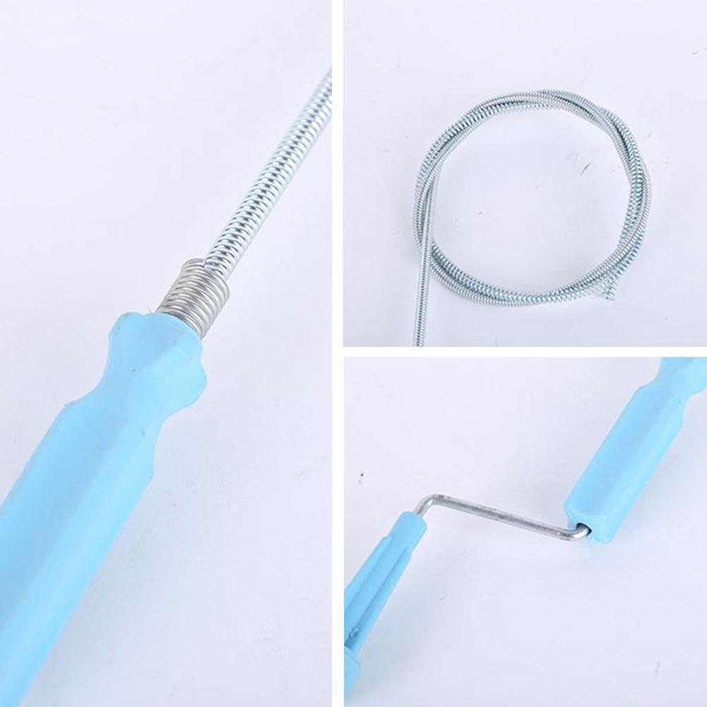 Drain Snake Cleaner Drain Auger Flexible Metal Spring Sink Dredge Auger Plumbing Snake Clog Remover Ultra-long Sewer Dredge