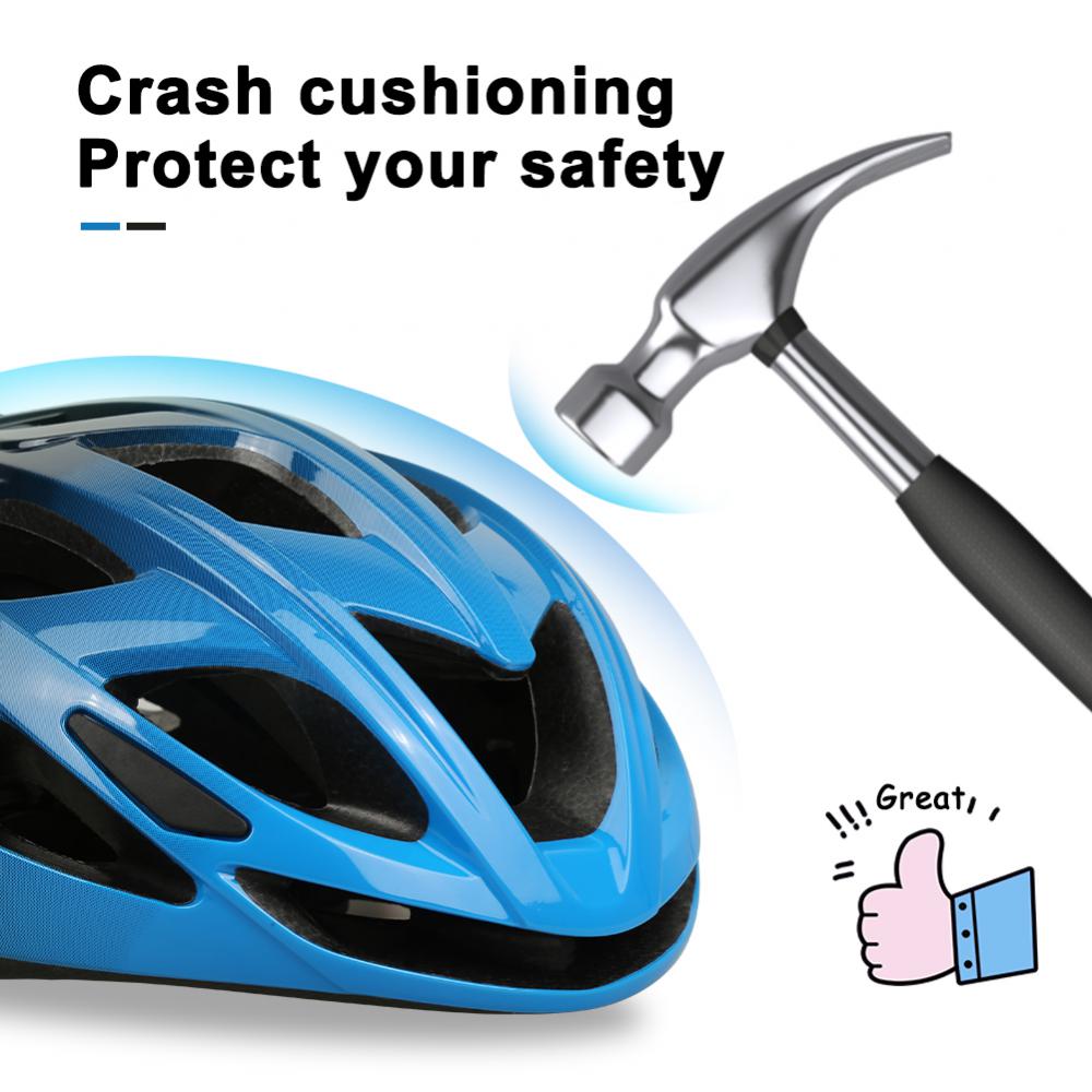 RNOX Neuer ultraleichter Fahrradhelm, Sicherheitskappe, Fahrradhelm für Damen und Herren, Rennrad, Ausrügestochen, Rennrad, MTB, Erwachsene, Fahrradhelme