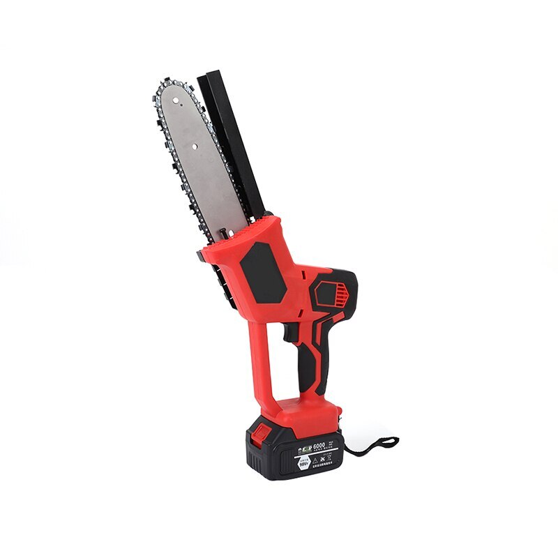 Electrical Hand Saw Chainsaw Wood Cutting: 21V red with Motor