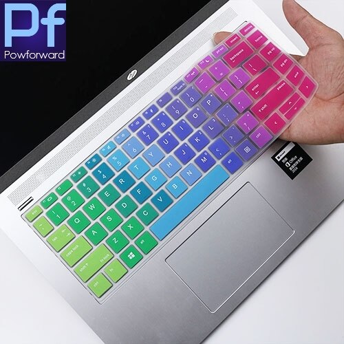 Til hp probook 440 g5 14 " / probook  x360 440 g1 / 440 g6 / 445 g6 / 640 g4 14 tommer laptop tastatur cover beskytter hud: Regnbue