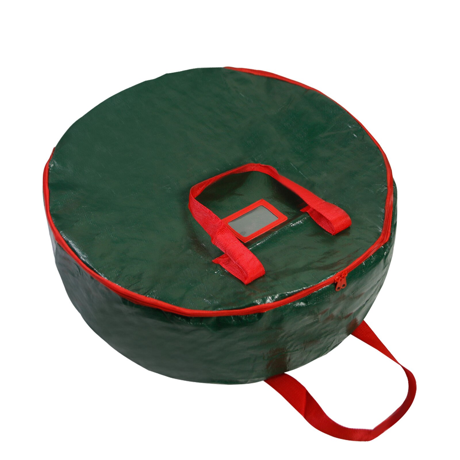 Christmas Wreath Portable Large-capacity Storage Bag Dust-proof Storage Bag Waterproof and Insect-proof Plastic Bag: 60 18cm green