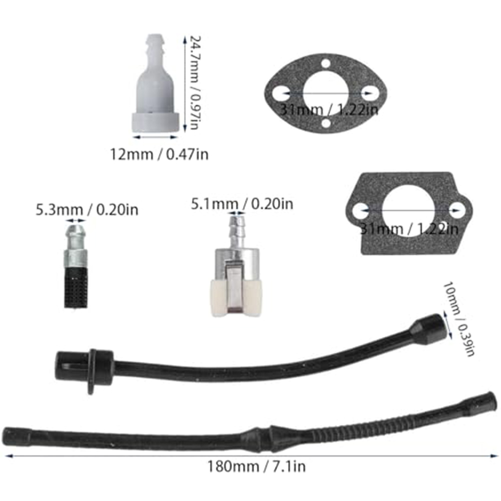 Carburateur Kit Voor 4500 5200 5800 45cc 52cc 58cc Kettingzaag Motoren T4500 T5200 Tuin Power Tool Vervanging Carburateur Kit