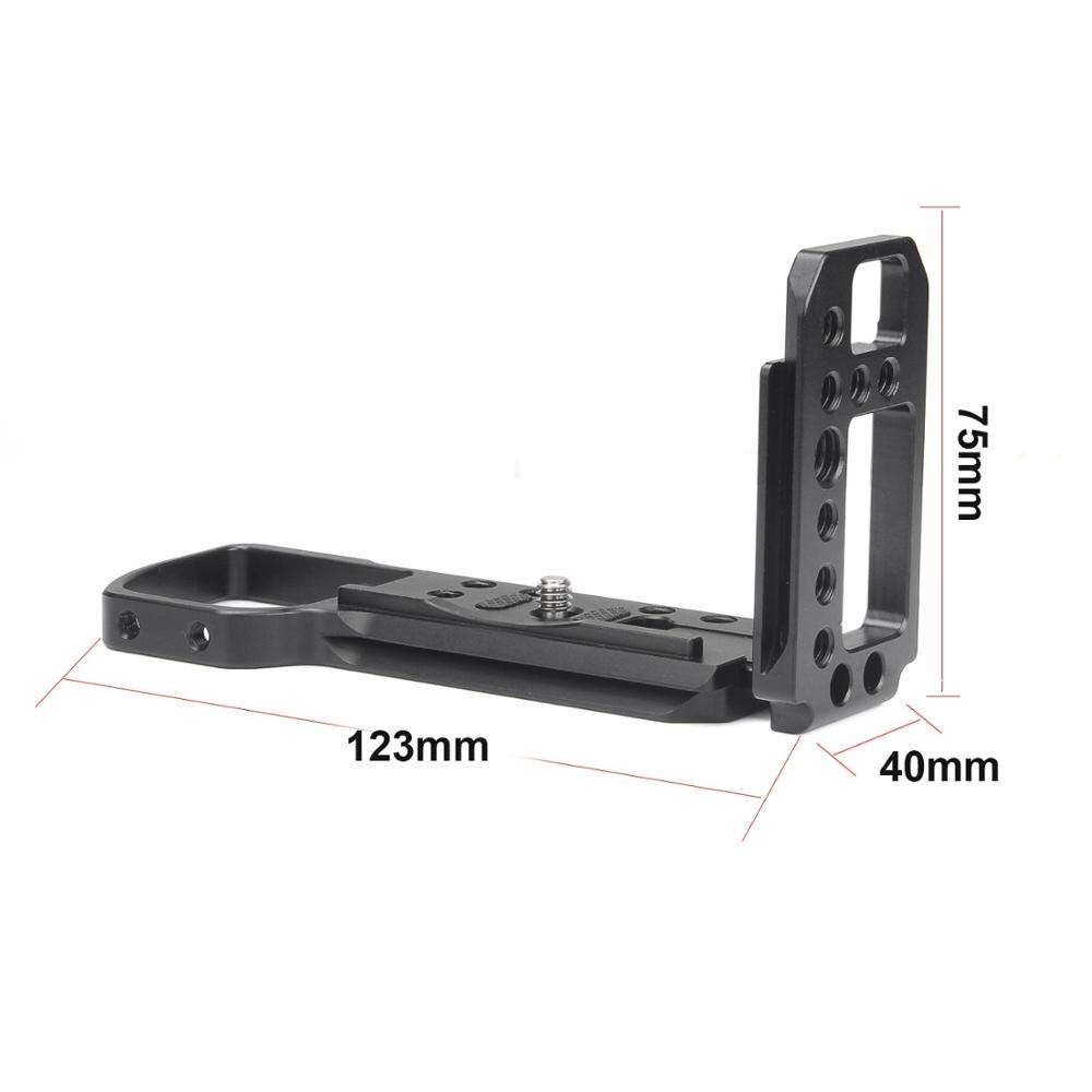 Eachrig L-Bracket Camera Kooi Voor Sony A6400, A6000, a6300 Arca Type Compatibel Zwaluwstaart Quick Release Plaat