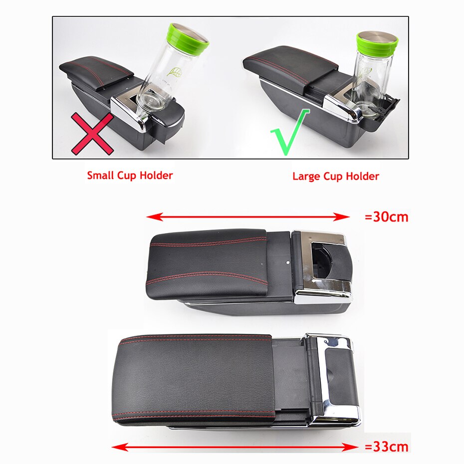 Car Arm Rest Support Storage Box Tray Center Console Armrest For Great Wall Haval M2 Coolbear -