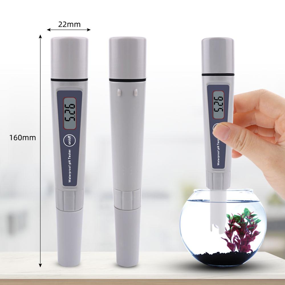 Yieryi-Mini medidor de pH para acuario, medidor digital de del agua ATC, con precisión 0,1, para tanque de peces, PH-032K
