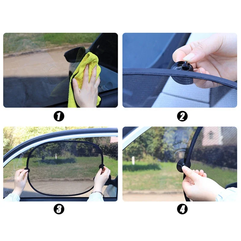 Draagbare Auto Levert Zonnescherm Autoruit Zuignap Schaduw Autogordijn Auto Zonnescherm Auto Styling Covers Zonneklep