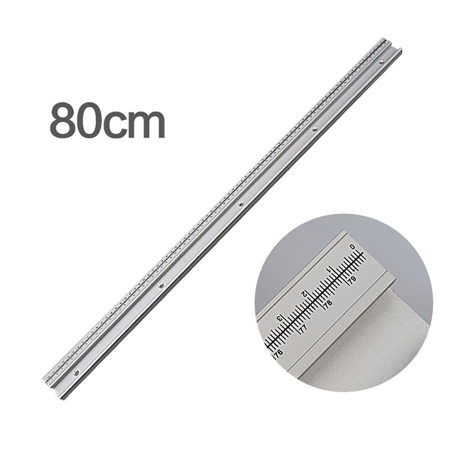 Router Table Saw Miter Track 300/400/500/600/800mm Specification T-shaped With Scale Track Groove Woodworking DIY Workbench: A 800mm