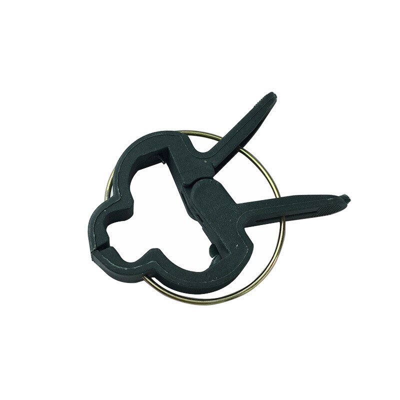 20Pcs Spring-Loaded Fastener Greenhouse Bracket Pole Fixed Clamp Plants Seedling Stem Support Grafting Stakes Connector Clip