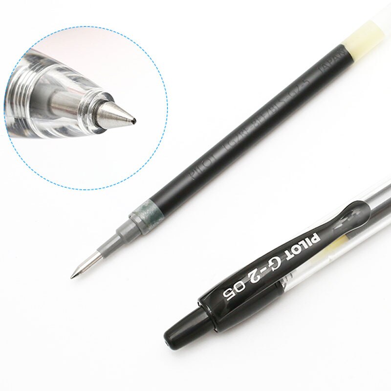 12Pcs/Box PILOT Gel Pen BL-G2 Replaceable Refill 0.5mm Tip Comfort Grip Roller Ball Pens Pens For School Stationery