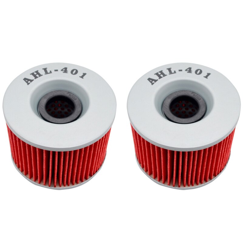 2 Pack Oil Filter for Kawasaki KZ250 KZ-250 KZ 250 1980 1981 1982 1983
