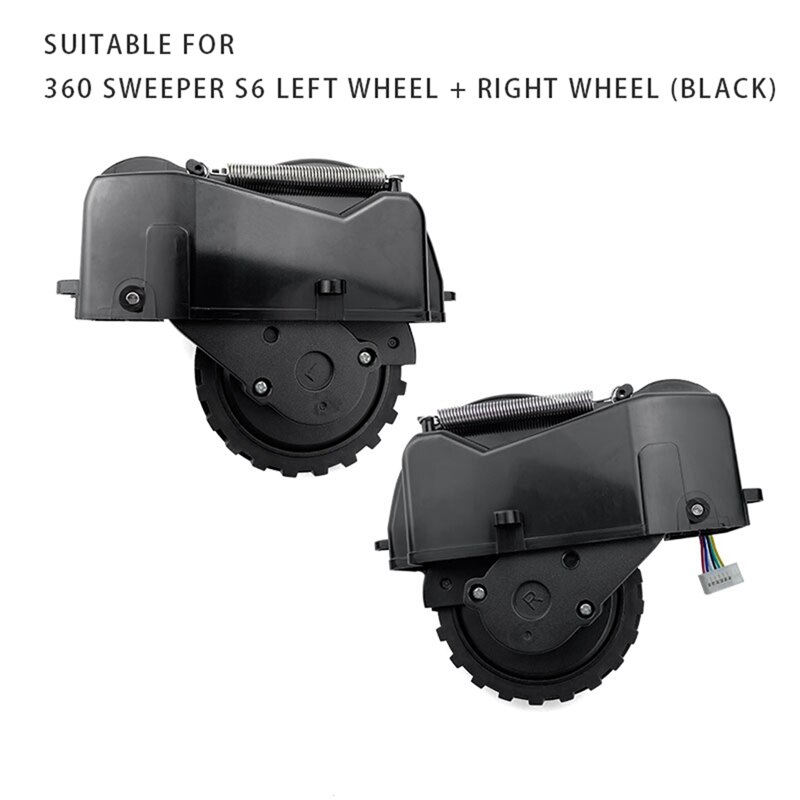 Right Wheel Left Wheel for 360 S6 Robotic Vacuum Cleaner Spare Parts Accessories Replacement