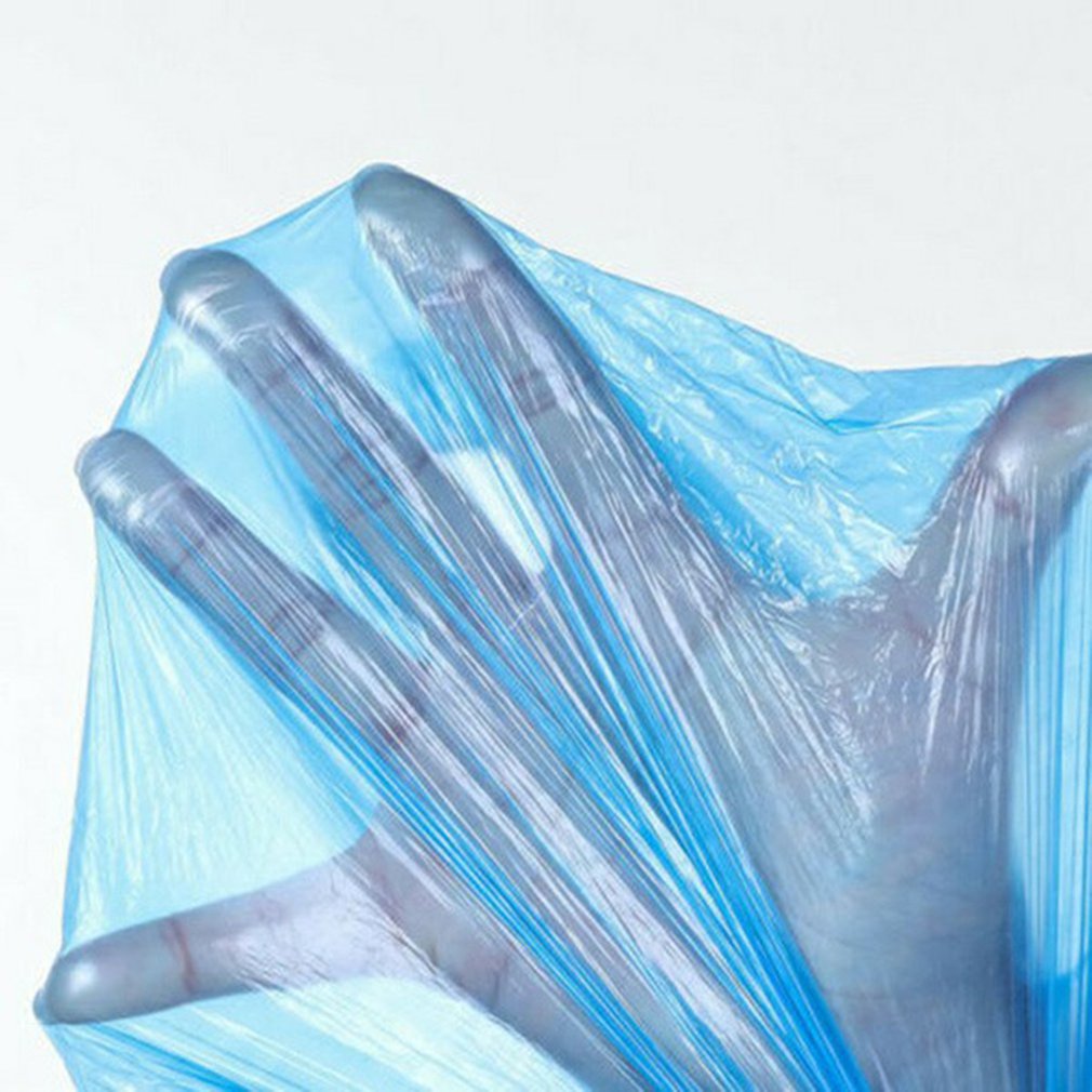 Plastic Wegwerp Schoenen Covers Met Elastische Band Ademend Stofdicht Verdikte Anti-Slip Anti-Statische Schoenen