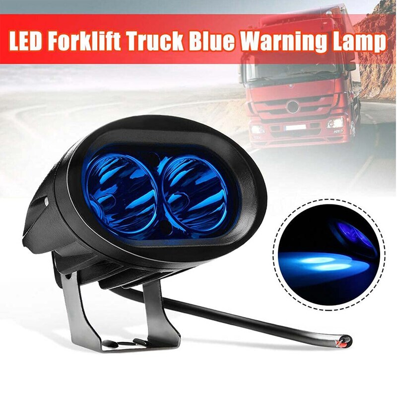 2Stck 20W Oval bilden LED-leuchten 12V warnen Arbeit Lagerbier Licht Scheinwerfer Für Auto Gabel Lkw Sicherheit anzeige Blau Licht