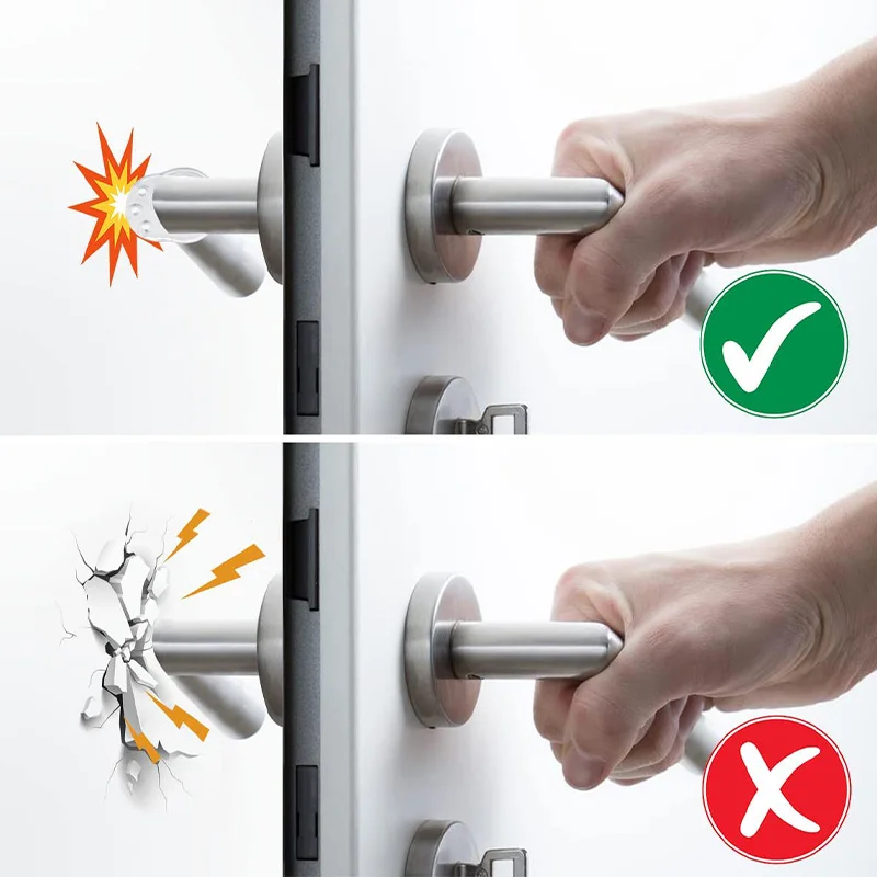 Transparante Deurstop Deurklink Muurbeschermingen Meubelbeschermingen Pad Home Improvement Anti-Shock Borgring Stop