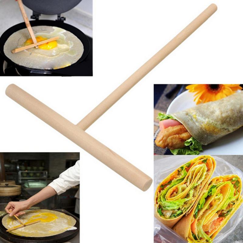 T Shape Egg Baking Tool Crepe Pancake Batter Spreader Pancake Making Pie Tools Batter Spreader Pancake Making, Kitchen Tool