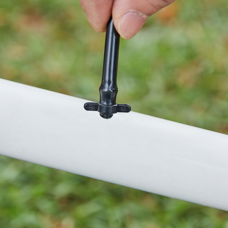 50 Stuks 4/7Mm Splitter Adapter Connector Weerhaak En Tuin Irrigatie Slangen Pvc Fittingen 6Mm Draad Koeling Plant Bewatering