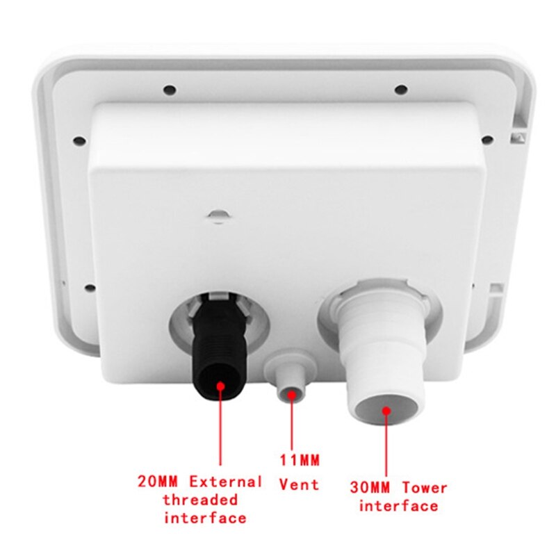 Hatch Cover Accessoires Met Sleutels Vierkante Schroefdraad Vullen Schotel Rv Trailer Afsluitbare Water Intake Onderdelen Caravan Plastic Schroeven 19M