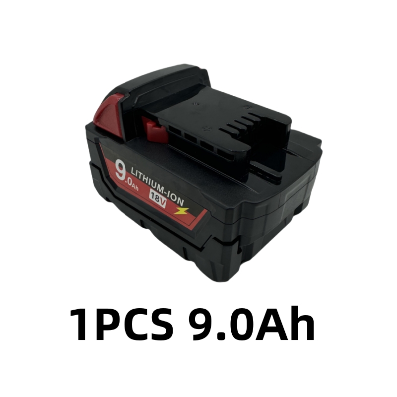 Akumulator do elektronarzędzi Milwaukee M18, ładowarka, Milwaukee 18V, BR, XC, 18V, 9000mAh M18B5, 48-11-1860, wbudowany akumulator 18650: MULTI