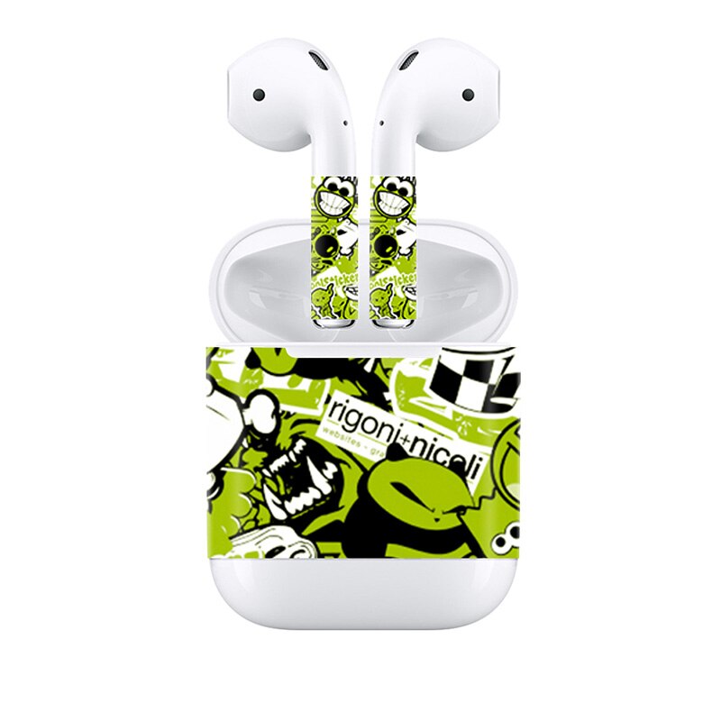 Popular Full Cover Decal for Apple AirPods for Earpiece Vinyl Stickers: 985