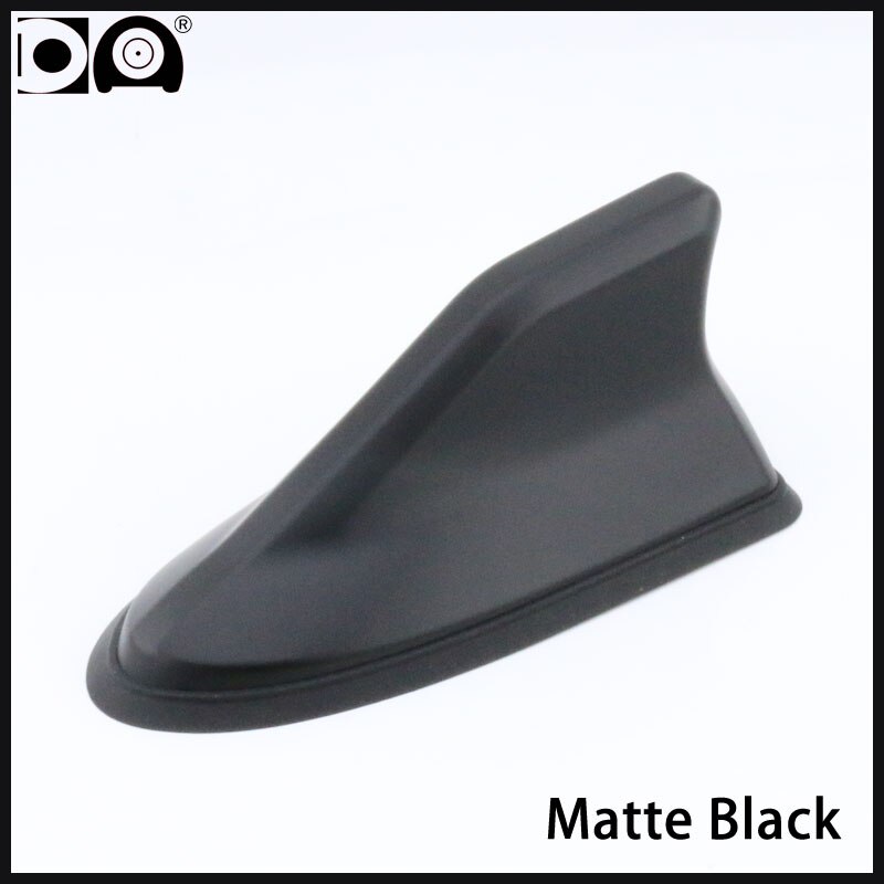 Renault Megane Waterproof shark antenna Strong radio signal Piano painting Abs plastic: Matte black