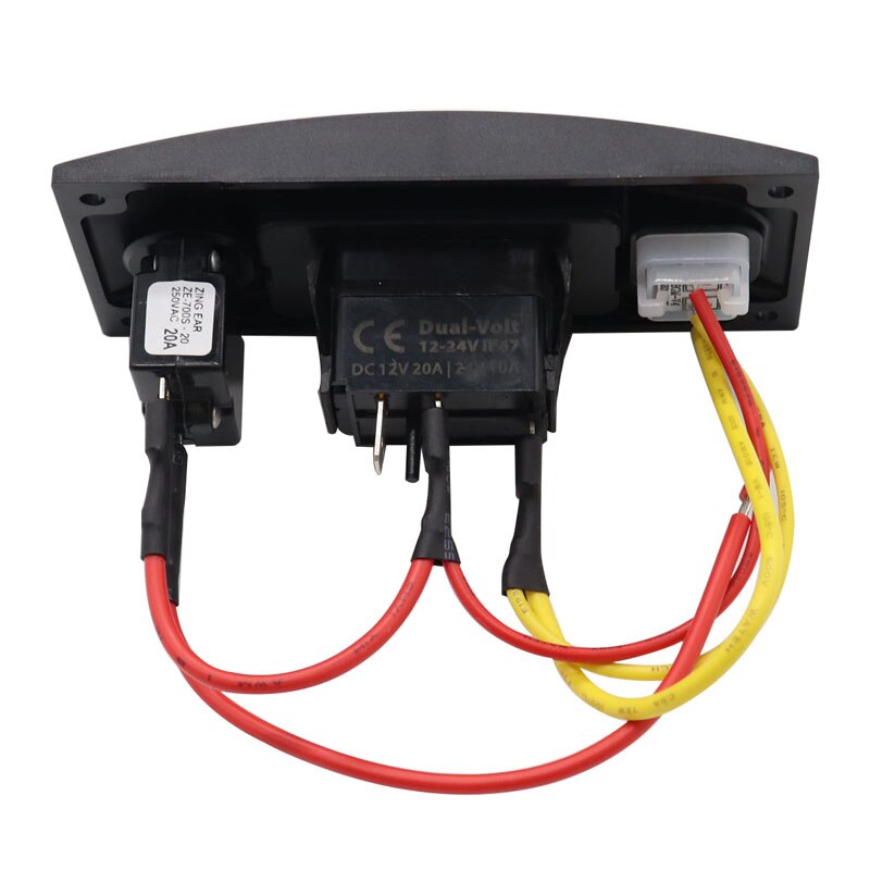 DC12V 20A /24V 10A Marine Boot Rv Dek Wassen Bedieningspaneel Dek Wassen Schakelaar