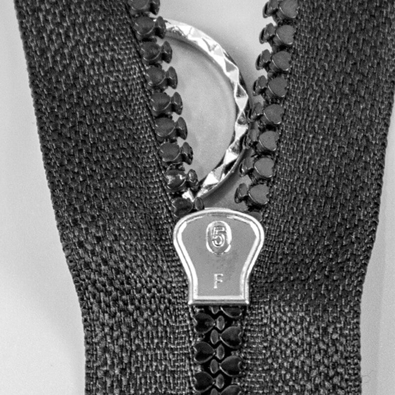 5# Resin Zipper 15-60cm Close-end Zipper Colorful Heart Shape Tooth Zipper Jacket Coat DIY Sewing Accessory Bag Supply Trim