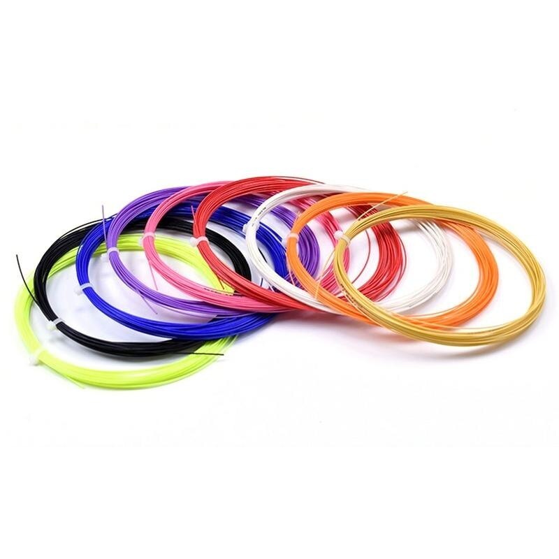 1 Artikel Badminton Racket String Badminton Training String Multicolor Badminton Racket String 0. 7Mm * 10M