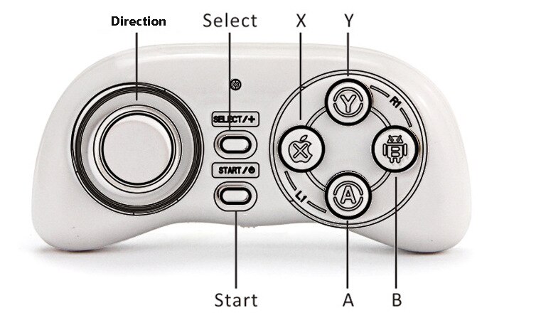 Mini Portable Bluetooth 3.0 Gamepad Gaming Controller For Android Smartphone PC Remote Selfie Assistant Functional Gamepad
