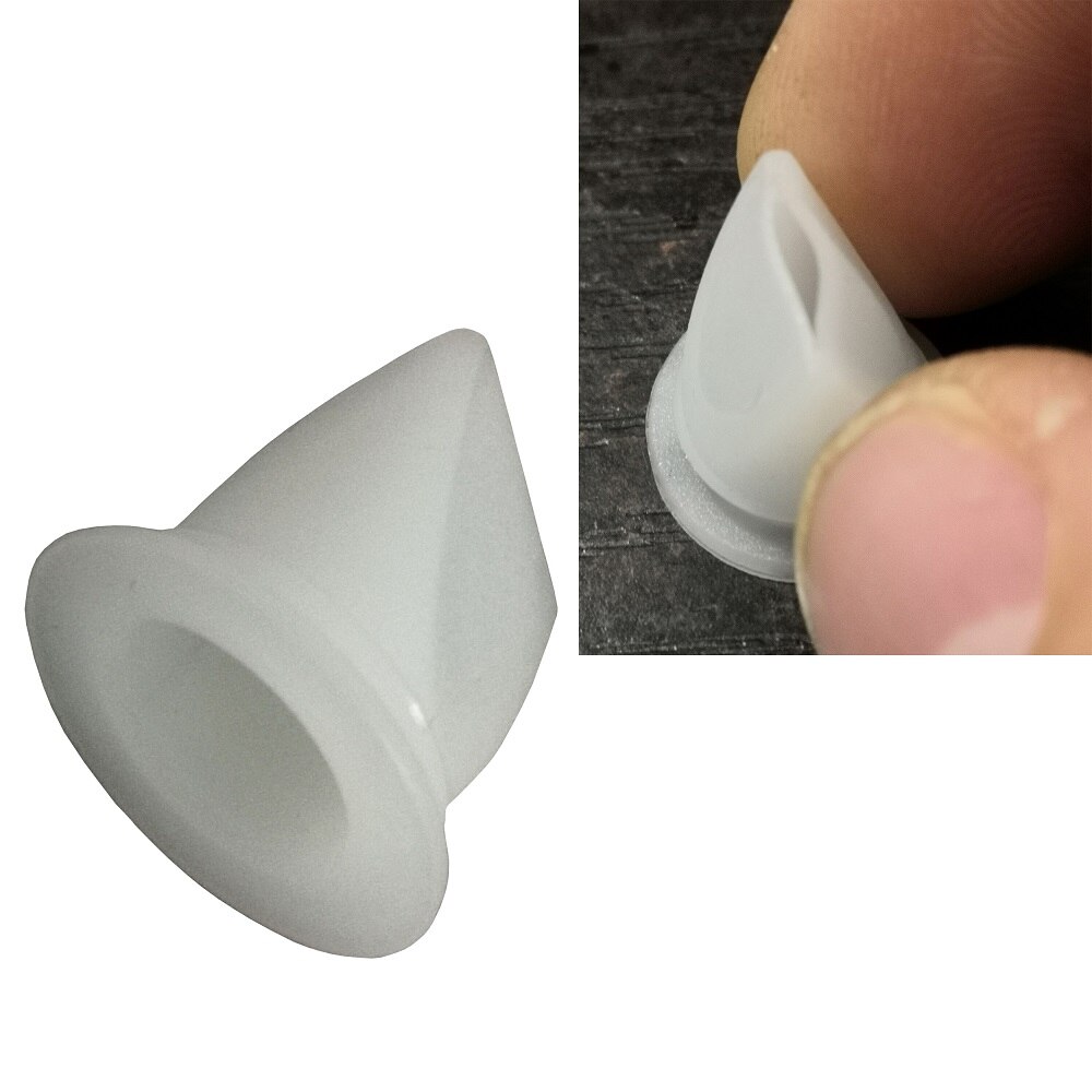 10 pieces Transparent Silicone Duckbill Check Valve One-way Checkvalve 13 x 7.5 x 12.5mm for Liquid and Gas Backflow Prevent