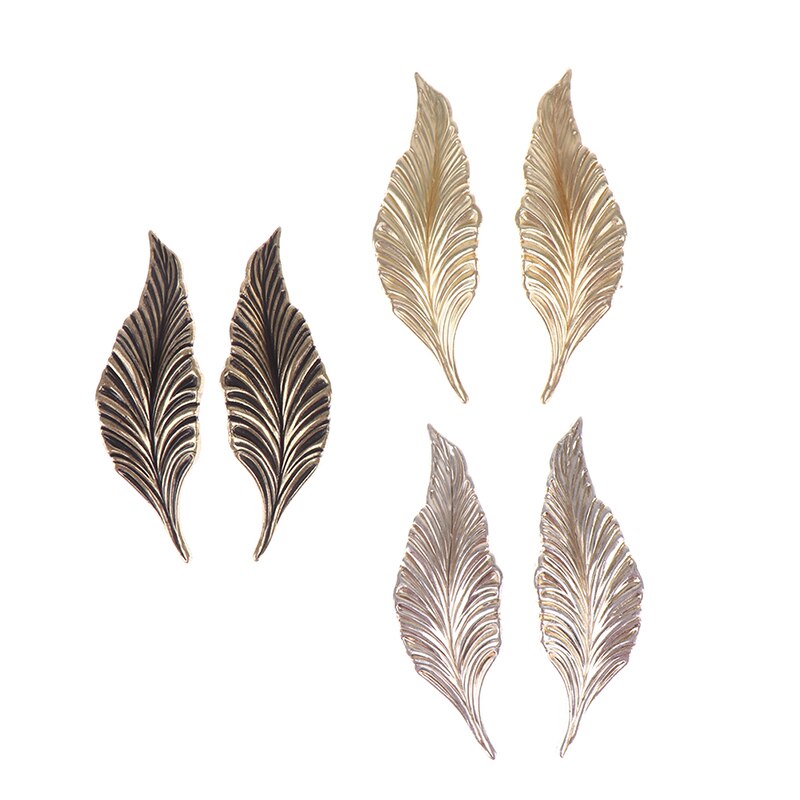 Sliver Gold Boom Blad Koper Meubilair Keuken Handles Kabinet Knop Voor Garderobe Lade Woonaccessoires