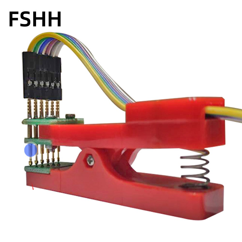 2Pin 3Pin 4pin Frame Clip Test Downloader Programming Tool Jtag 1.5mm Burning Hand hold Tool with Dupont cable